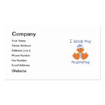 I love my mommy (boy ducky) business card
