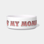 I Love My Mommy Paws Cat Bowl