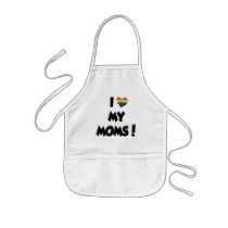 I Love My Moms! Apron