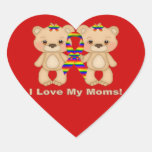 I Love My Moms (LGBT) Sticker