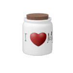 I Love My Moms Pet Treat/Candy Jar candy jars