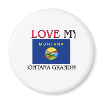 I Love My Montana Grandma magnets