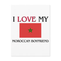 I Love My Moroccan Boyfriend postcards