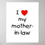 I love my mother-in-law posters