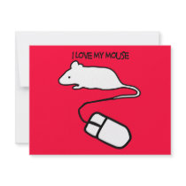 I Love My Mouse invitations by TotallyRandom I Love My Mouse invitations