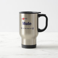 I Love My Mule (Female Mule) Mug