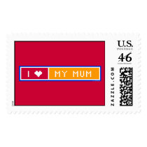 I Love My Mum Stamps