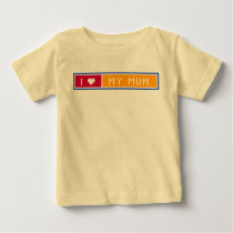 I Love my Mum Tees and Baby Apparel t-shirts