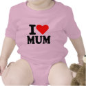 I love my mum t-shirts by Thinkdifferent I love my mum t-shirts