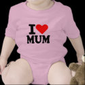 I love my mum t-shirts