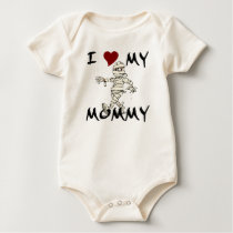 I LOVE My Mummy Bodysuit t-shirts by funkymonkeydesigns I LOVE My Mummy Bodysuit t-shirts