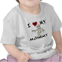 I LOVE My Mummy T-Shirt by funkymonkeydesigns I LOVE My Mummy T-Shirt