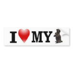 I love my Munchkin- Bumper Sticker