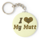 I love my mutt keychain