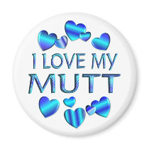 I Love My Mutt magnets by TLArnold4 I Love My Mutt magnets
