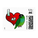 I Love my Nanday Conure Stamps