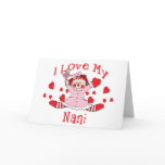 I love My Nani Rag Doll & Hearts cards