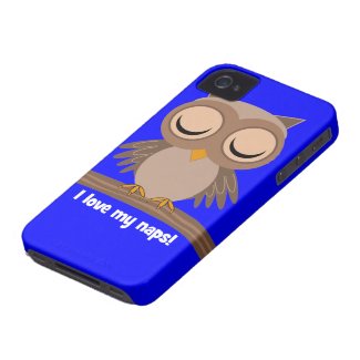 I love my naps owl case-mate iphone 4 cases