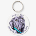 I Love my Neapolitan Mastiff keychain