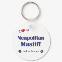 I Love My Neapolitan Mastiff (Male Dog) keychains by thatsalottadogs I Love My Neapolitan Mastiff (Male Dog) keychains