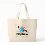 I Love My Nephew - Autism Canvas Bags