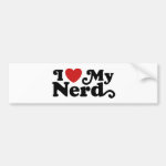 I Love My Nerd Bumper Stickers I Love My Nerd Bumper Stickers