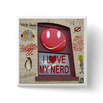 I Love My Nerd buttons