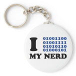 I Love my Nerd Keychains