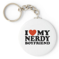 I Love My Nerdy Boyfriend Key Chains
