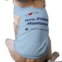 I Love My New Zealand Huntaway (Male Dog) pet clothing by thatsalottadogs I Love My New Zealand Huntaway (Male Dog) pet clothing