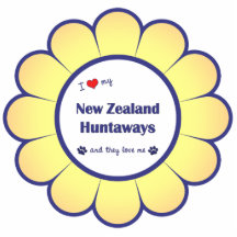 I Love My New Zealand Huntaways (Multiple Dogs) Photo Cut Out