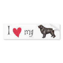 I Love my Newfoundland Bumper Sticker