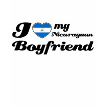I love my Nicaraguan Boyfriend t-shirts by afrocaribbean I love my Nicaraguan Boyfriend t-shirts