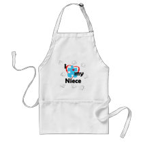 I Love My Niece - Autism aprons