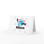 I Love My Niece - Autism cards