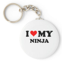 I Love My Ninja keychains