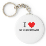 I Love My Nonconformist Keychains