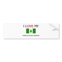 I Love My Norfolk Island Grandma bumper stickers