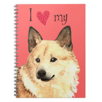 I Love my Norwegian Buhund Note Book