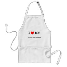 I Love My NUCLEAR WASTE ENGINEER Apron