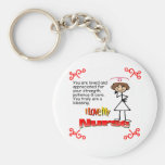I Love My Nurse Keychain