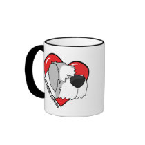 I Love my Old English Sheepdog Mug
