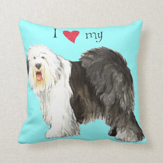 old english sheepdog pillow