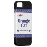 I Love My Orange Cat (Female Cat) iPhone 5 Cases