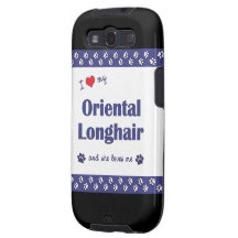 I Love My Oriental Longhair (Female Cat) Galaxy SIII Case