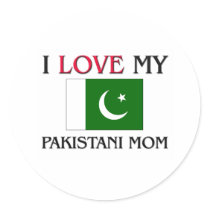 I Love My Pakistani Mom stickers