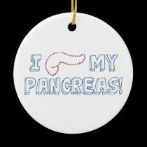 I Love My Pancreas ornaments