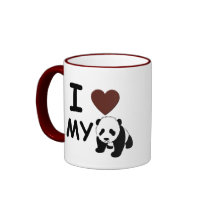 I LOVE MY PANDA COFFEE MUG