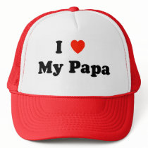 I Love My Papa Hat