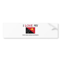 I Love My Papua New Guinean Boyfriend bumper stickers